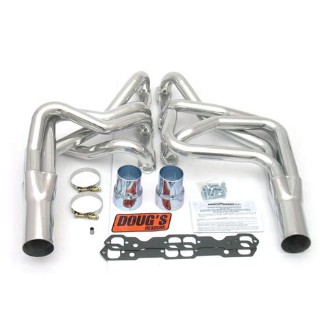 Doug S Headers D326 Metallic Ceramic Coated Headers 1967 1974 SBC 265