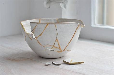 El Kintsugi O La Tambi N Conocida Reparaci N Con Oro Es Una Antigua