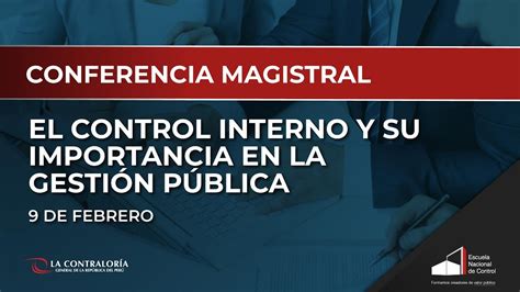 El Control Interno Y Su Importancia En La Gesti N P Blica