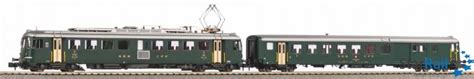 2 Teiliges Set SBB Triebwagen RBe 4 4 Steuerwagen BDt Ep IV Analog