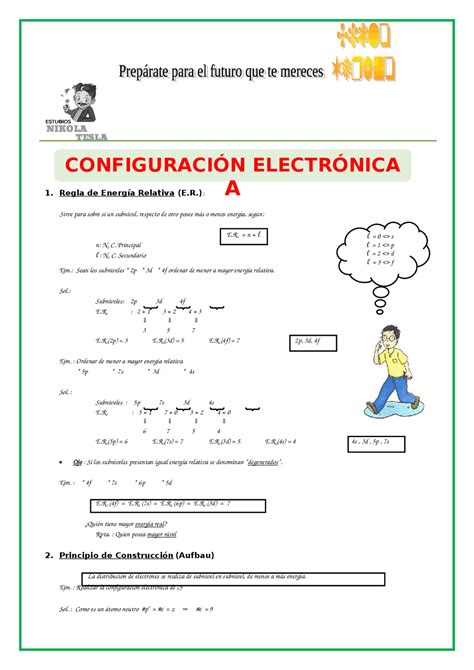 Ejemplos De Configuracion Electronica