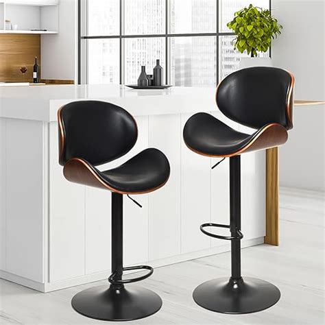 Amazon ERGOMASTER Bar Stools Set Of 2 For Kitchen Island