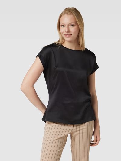 Christian Berg Woman T Shirt In Satin Optik Black Online Kaufen