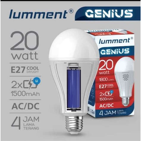 Jual Lampu Led Emergency W W W Ajaib Lumment Genius Magic Lamp