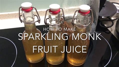 Sparkling Monk Fruit Juice Monk Fruit Sparkling Water How To Make