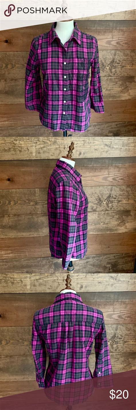 Pink Victorias Secret Blackpink Flannel Shirt Pink Flannel Shirt