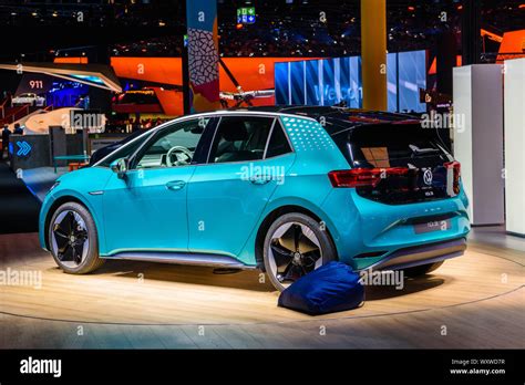 Frankfurt Germany Sept Azure Blue Volkswagen Vw I D Is A