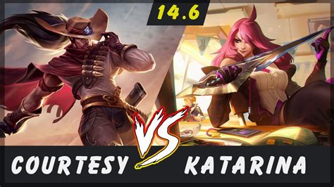 Courtesy Yasuo Vs Katarina Mid Patch 14 6 Yasuo Gameplay Youtube