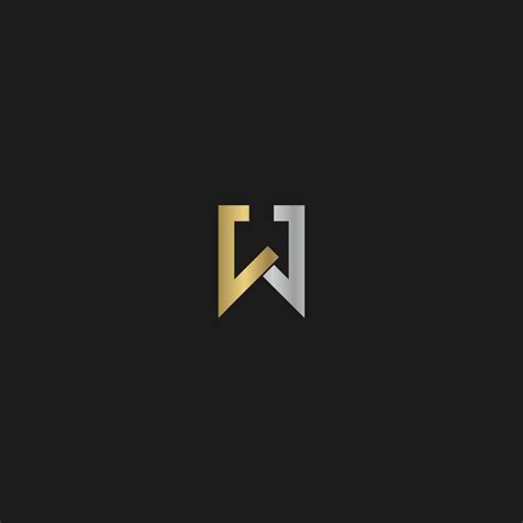 Jw Wj J And W Abstract Initial Monogram Letter Alphabet Logo Design