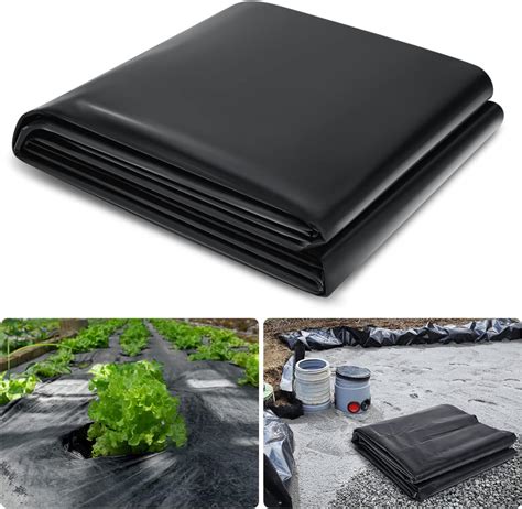 VBS Black Plastic Sheeting 10 Mil 5 X 100 Black Plastic