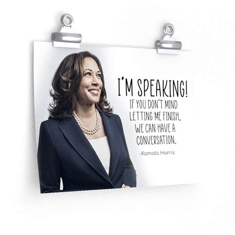 Im Speaking Kamala Harris Premium Matte Horizontal Etsy