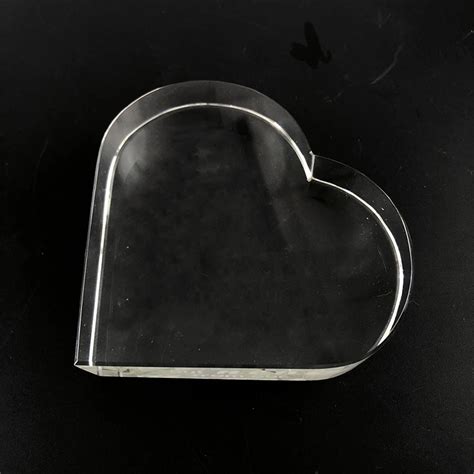 Buy Factory Wholesale Custom3d Laser Engraving K9 Crystal Heart Shaped