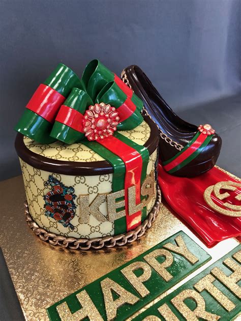 Gucci Themed Birthday Cake — Skazka Cakes