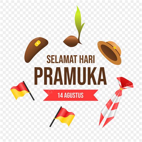 Scout Hari Pramuka Vector Art Png Selamat Hari Pramuka With Hasduk Hat