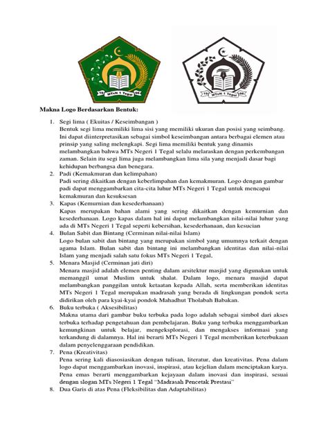 makna logo berdasarkan bentuk  warna