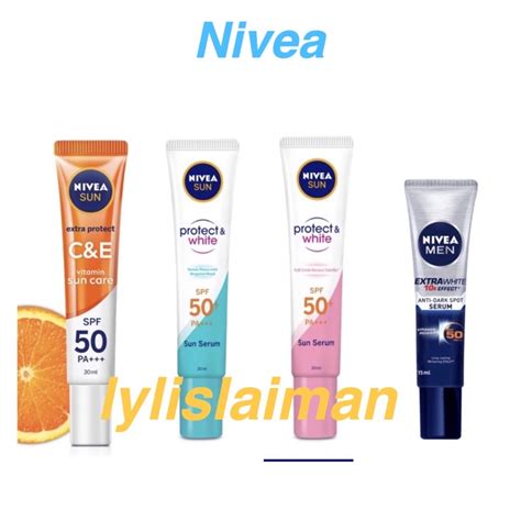 Jual Nivea Sun Face Protection Serum Spf 50 Pa Instant Aura Oil Control 30ml Shopee