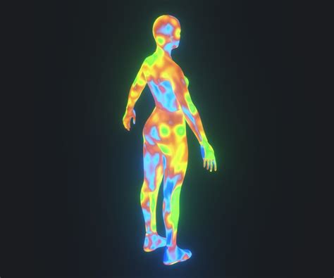 Human Body Thermal Image Heatmap 3D Model 3D Model Collection | CGTrader