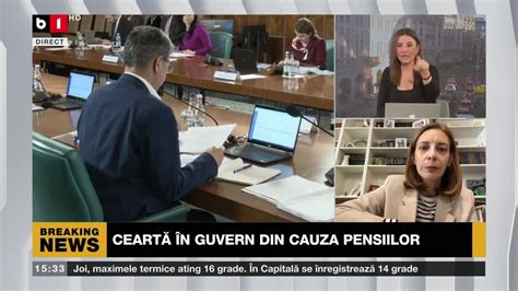 Edin A De Guvern Pe Legea Pensiilor A Fost Suspendat B Tv Youtube