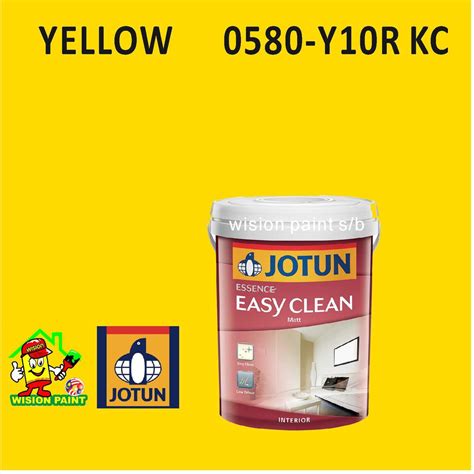 Yellow Y R Kc L Jotun Essence Easy Clean Interior Matt