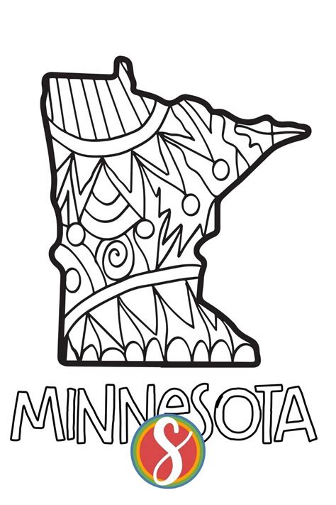 Minnesota Coloring Pages For Kids