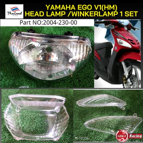 Yamaha Ego Head Lamp Tail Lamp Winker Lamp Lampu Signal Lampu Belakang