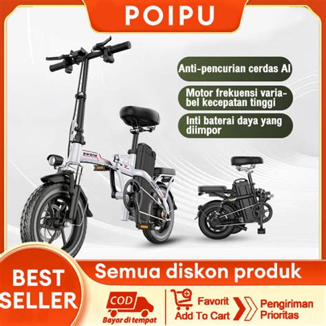 Sepeda Motor Listrik Lipat Sepeda Listrik Baterai Mobil Baterai Lithium