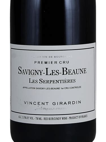 2017 Vincent Girardin Savigny lès Beaune 1er Cru Les Serpentières