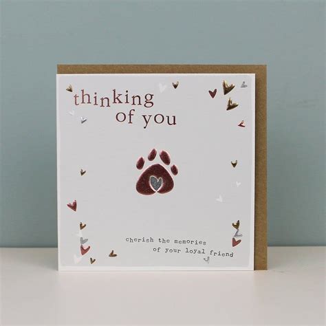 Pet Condolence Card Pet Sympathy Card - Etsy | Sympathy cards, Pet ...