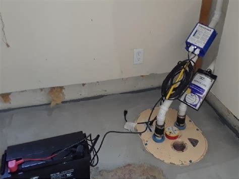 Woods Basement Systems Inc Before And After Photo Set Sump Pump Replacement In Saint Louis Mo