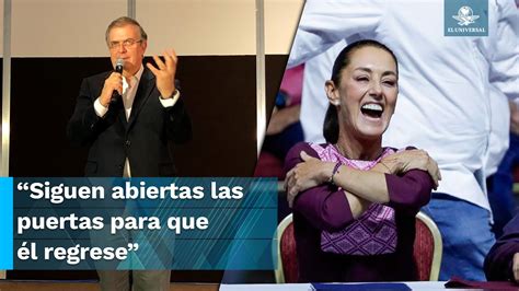 No tiene mucho fundamento dice Sheinbaum sobre impugnación de Ebrard