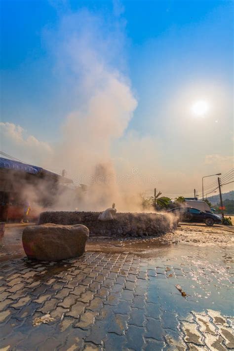 Mae Kajan Hot Spring At Wiang Pa Pao Chiang Rai Thailand Stock Photo Image Of Land Heat