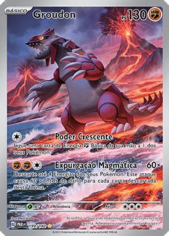 Groudon Fenda Paradoxal Banco De Dados De Cards Do Estampas