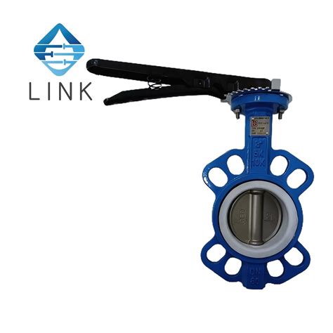 Pn16 Pn10 150lb 5K 10K Hand Lever Wafer Butterfly Valve With Casted