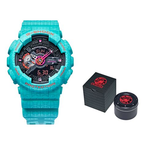 Casio G Shock Analog Digital Green Blue Ga 110sgg 3a Kicks Crew