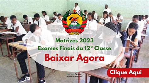 Matrizes Exames Finais Da Classe Mozescolar