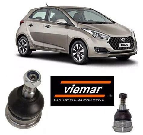 Kit Par Pivô Bandeja Da Suspensão Ld le Hyundai Hb20 12 Viemar