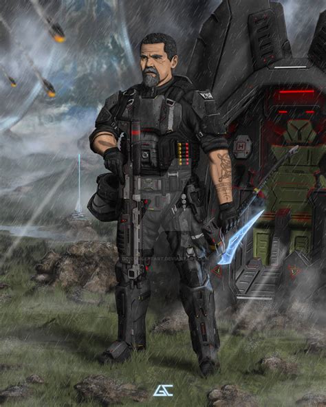 HALO - ODST Colonel Oskar Bystrm by GC-Conceptart on DeviantArt