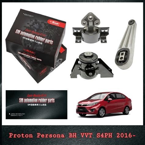 SM Engine Mounting Set Proton Persona VVT 2016 Auto 1 1Year