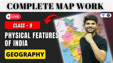 Class 9 Physical Features Of India Complete Map Work Geography Digraj Singh Rajput Youtube