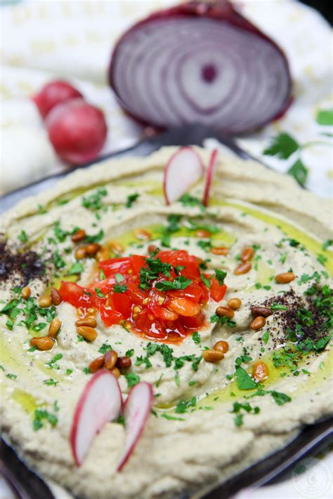 Lebanese Baba Ghanouj Eggplant Dip Colorful Recipes