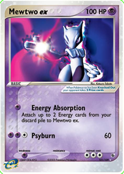 Mewtwo Ex Ex Ruby Sapphire Pokemon Card