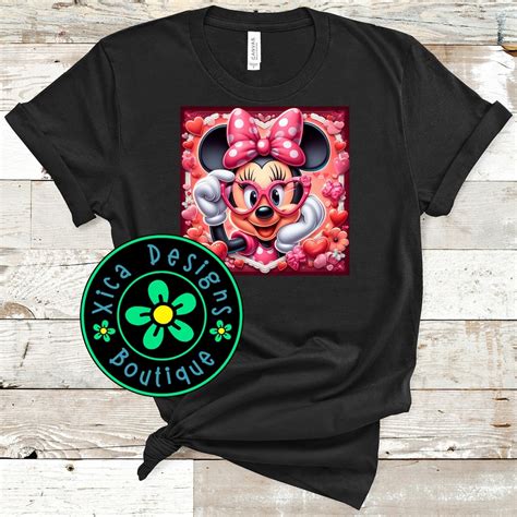 Minnie Valentines Shirt, Minnie Mouse Shirt, Saint Valentines Shirt ...