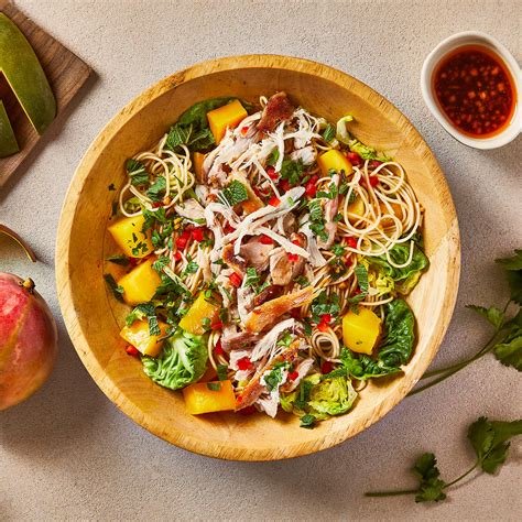 Vietnamese Style Chicken And Mango Noodle Salad Recipe Gousto