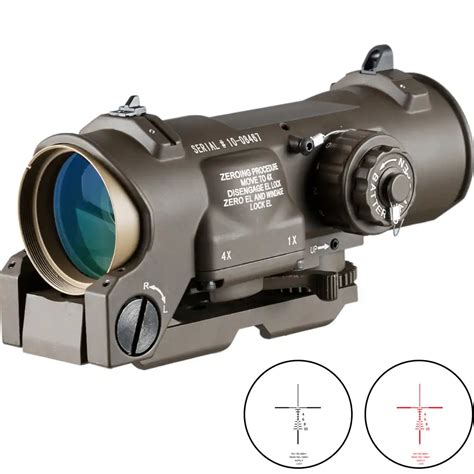 Spina Sale Tactical Rifle Scope Quick Detachable 1x 4x Optical Sight