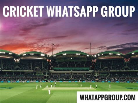 Cricket Whatsapp Group Links Whatsapp Group Informative Group