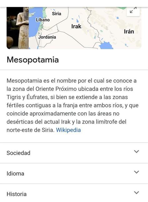 1 Que Significa Mesopotamia 2 Ubica En El Tiempo Y En El Espacio El