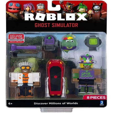 Roblox Game Kit Bonecos Articulados e Acessórios Ghost Simulator Sunny