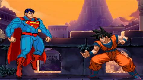 Superman Vs Goku Mugen Youtube