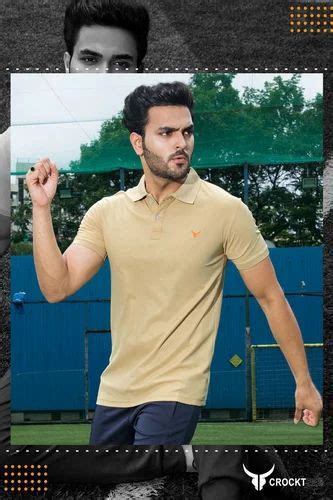 Dry Fit Matty Logo Crocktees Mens Sports T Shirt Hs Collar At Rs 210piece In Nagpur