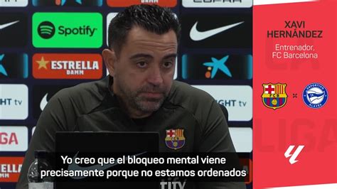 XAVI rueda de prensa PREVIA al BARCELONA ALAVÉS Vídeo Dailymotion